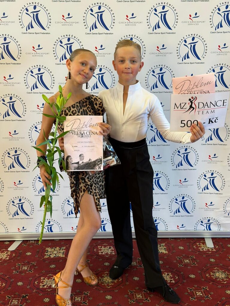 Taneční pár Lukáš Gajdoš a Barbora Štefková